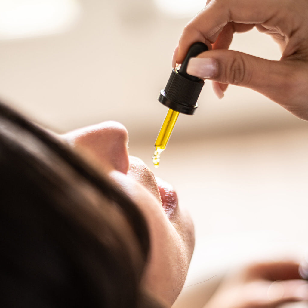 drop cbd oil under your tongue