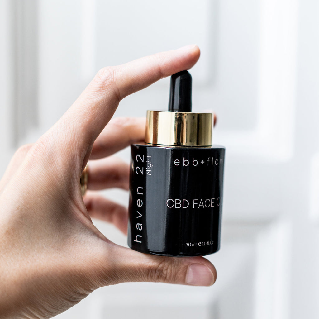 ebb + flow CBD face oil | Haven 22 Night CBD face oil