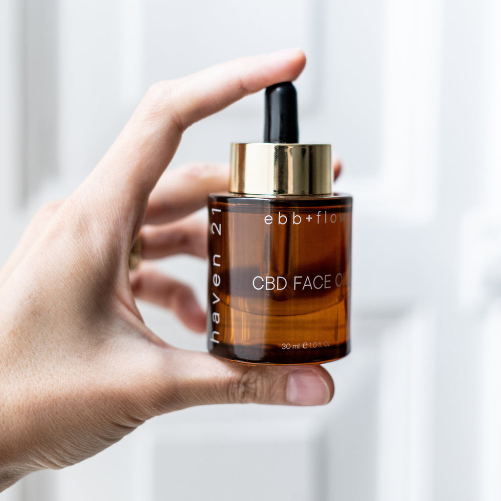 ebb + flow CBD face oil | Haven 21 CBD face oil